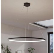 Eglo 901637 - LED Dimmelhető csillár zsinóron PARRUTA LED/40W/230V fekete + távirányító