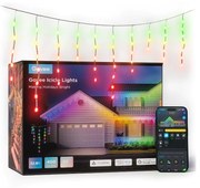 Govee - LED RGBIC Kültéri lánc Intelligens jégcsapok 10m Wi-Fi Matter IP65