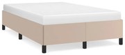 ágykeret matrac nélkül cappuccino színű 120x190 cm műbőr