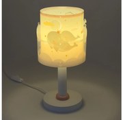 Dalber 61171S - Gyereklámpa WHALE DREAMS 1xE14/8W/230V rózsaszín