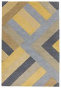 Big Zig szürke-sárga szőnyeg, 160 x 230 cm - Asiatic Carpets