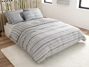 Renforcé pamut ágynemű LINKY szürke Ágyneműhuzat mérete: 70 x 90 cm | 140 x 220 cm