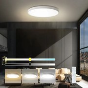 Brilagi - LED dimmelhető világítótest POOL SMART LED/100W/230V Ø 80 cm Wi‑Fi Tuya fehér + távirányító