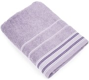 Fürdőlepedő BARBARA 70x130 cm világos lila, 100% pamut