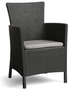 Keter Iowa kerti fotel, grafitszürke