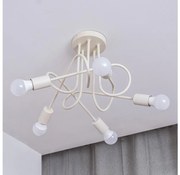 Felületre szerelhető csillár OXFORD 5xE27/15W/230V krémszínű