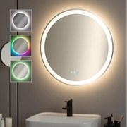 Brilagi- LED RGBW, dimmelhető, fűtött tükör háttérvilágítással AVA PRO LED/18W/230V átm. 60 cm IP44