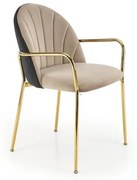 K500 étkezőszék bézs, arany