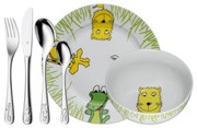 WMF - Gyermek étkészlet és evőeszközkészlet SAFARI 6db