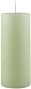 IB Laursen Zöld oszlopgyertya LIGHT GREEN 15 cm