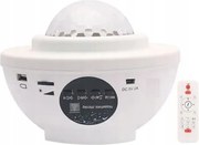 Forever Hangszóró éjjeli lámpa projektor csillag és ég fehér