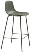 Khaki műanyag bárszék (ülésmagasság 67,5 cm) Whitby – Unique Furniture