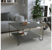 Kávésasztal MARBO 45x80 cm szürke