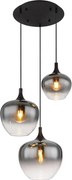 Globo 15548-3H - Csillár zsinóron MAXY 3xE27/40W/230V fekete