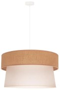 Duolla - Csillár zsinóron ETNIC 1xE27/40W/230V átm. 45 cm krémes/bézs