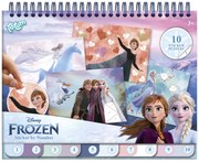 Disney Jégvarázs Destiny puzzle matrica és színező szett