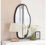 Fali tükör COULDY 85x45 cm fekete