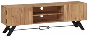 vidaXL tömör akácfa TV-szekrény 140 x 30 x 45 cm
