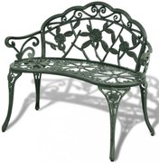 zöld öntött alumínium kerti pad 100 cm