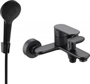 Mexen Milo R05 fürdőkád csaptelep zuhany szettel, fekete - 7133R05-70