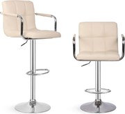 MIADOMODO Bárszék 2 db karfás bézs