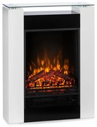 Klarstein Studio-5, elektromos kandalló, forrólevegős ventilátor, 900/1800 W, távirányító, fehér