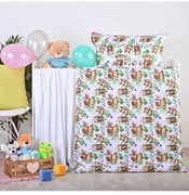 EMI Majmok gyermek pamut ágyneműhuzat, Gyerekgarnitúra 90x130 + 45x65