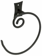 METAFORM CC006 Rebecca nyitott törölközőtartó, fekete