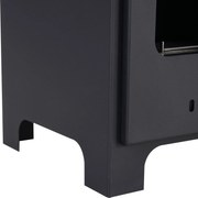 HOMCOM Szabadon álló Etanol Kandalló 0.9L Égővel, 3 órás égéstartam, Neo-Retro Kályha, Méret: 40L x 30W x 50H cm, Terület: 20-25 m², Fekete | Aosom