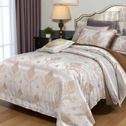 Szatén ágynemű GORA CREAM 3 részes 140x200 cm