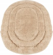 Fürdőszobaszőnyeg Bézs Puha Nedvszívó Csúszásgátló Szőnyeg 50x80CM