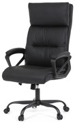 Irodai szék hintamechanikával, fekete műbőr kárpittal. KA-Y346 BK