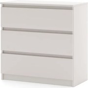 SIMPLE komód 80 cm 3 fiók kasmír