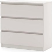 SIMPLE komód 80 cm, 3 fiókkal, kasmír