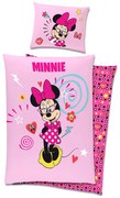 Pamut ágynemű MINNIE PINK 140x200cm