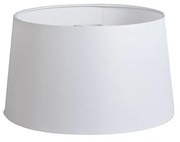 Vászon lámpaernyő fehér kerek lejtős 35/30/20
