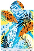 Poncsó törölköző SUMMER FRESH kék-sárga 80×145 cm