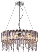 Maytoni MOD097PL-08CH - Csillár zsinóron HAIL 8xE14/40W/230V átm. 60,5 cm króm