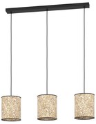 Eglo 43937 - Csillár zsinóron BUTTERBURN 3xE27/25W/230V