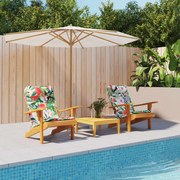 2 db többszínű oxford szövet adirondack-székpárna