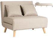 Szétnyitható fotel MARRY, bézs