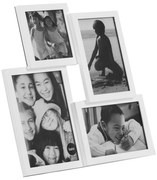 Isernia fehér képkeret 4 fényképhez - Balvi