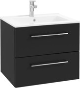 Fürdőszoba szekrény defra mosdóval Despacito 60 cm matt fekete