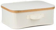 G21 tárolódoboz 40 x 30 x 15 cm, bambusz, fedéllel, bézs