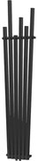 Mexen Omaha dekoratív radiátor 1800 x 420 mm, 655 W, fekete - W208-1800-420-00-70