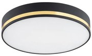 Argon 7041 - Mennyezeti lámpa AMORE 2xE27/15W/230V átmérő 35 cm fekete/arany