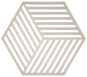 Hexagon világosszürke edényalátét - Zone