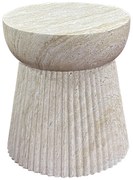 Kő kerek tárolóasztal ø 37 cm Bonn – House Nordic