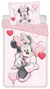 Disney Minnie Heart Balloons ágyneműhuzat 140×200cm, 70×90 cm