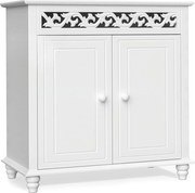 JERSEY komód, 76x65x35cm, fehér Casaria